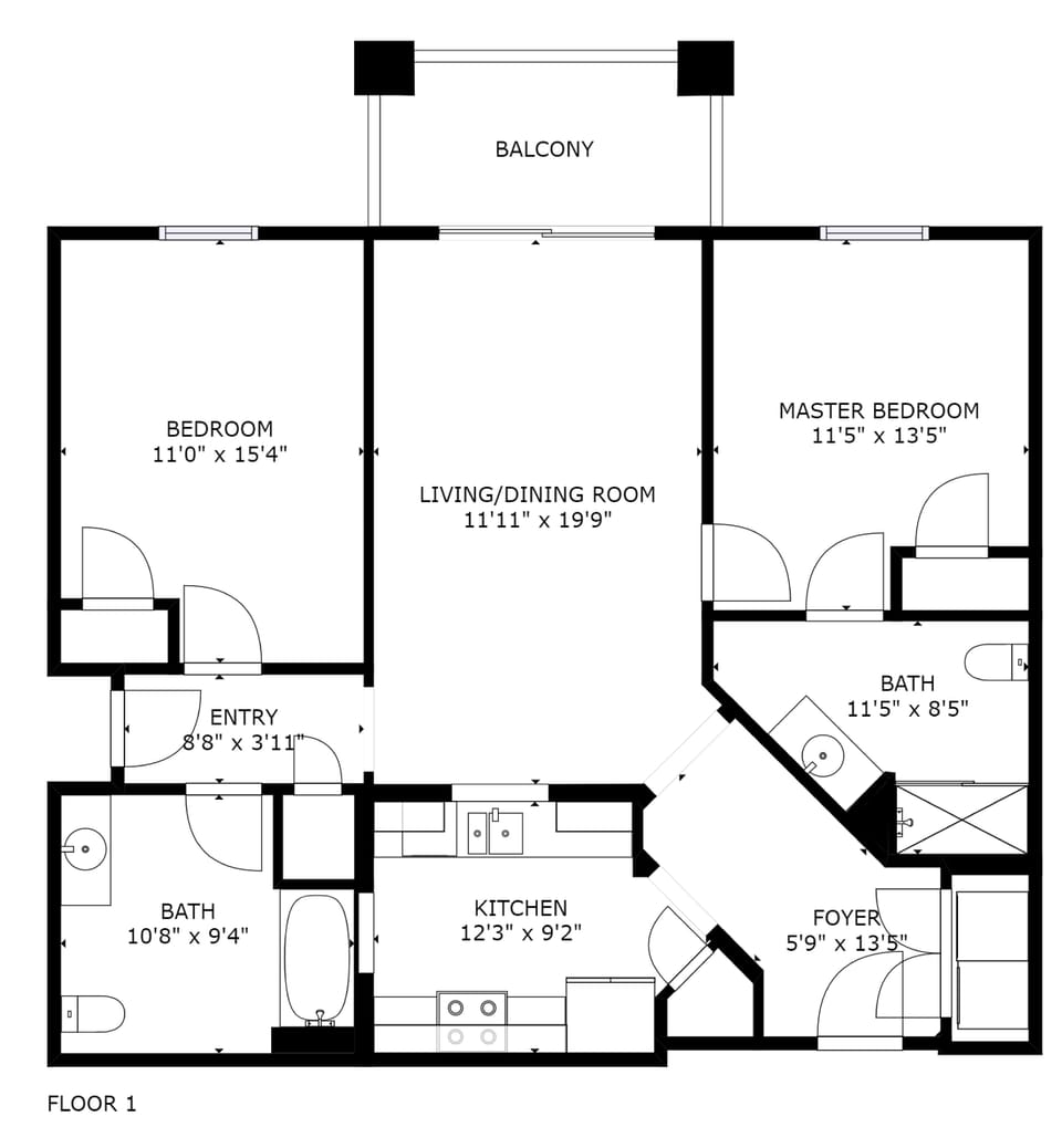 Apartment (2 Bedrooms) | Property amenity