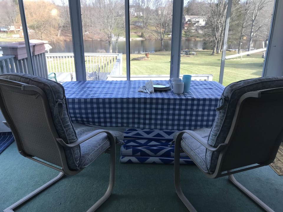 Enclosed back porch