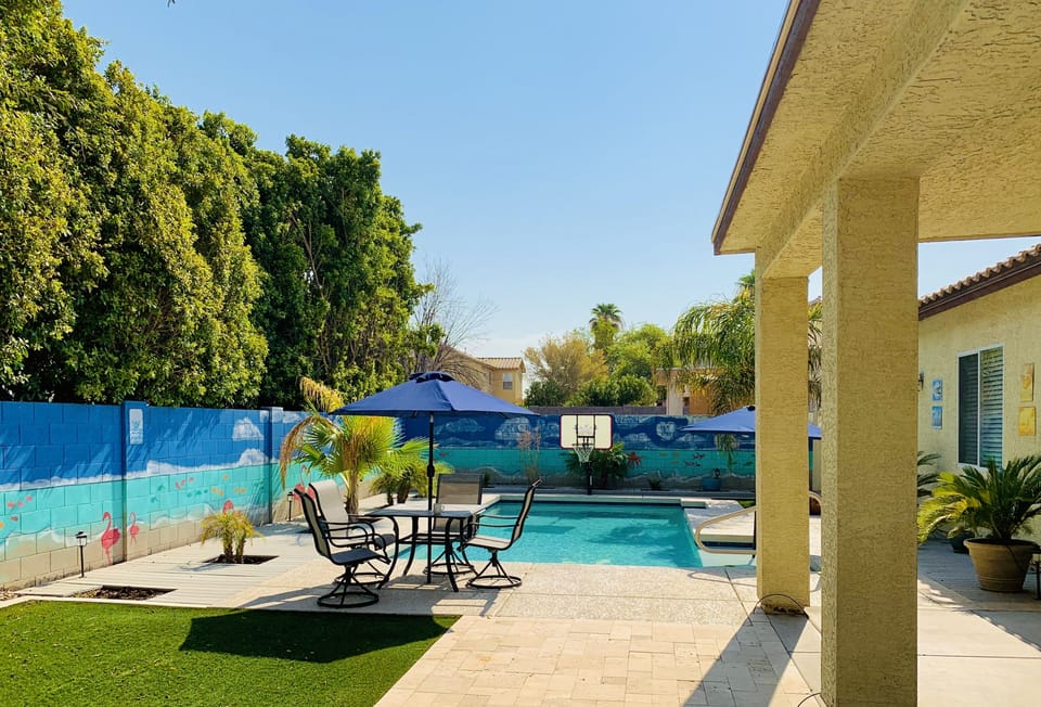 Backyard oasis