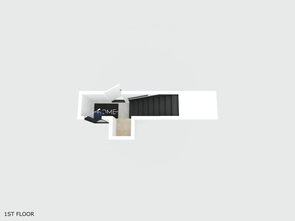 Ground Floor Entrance with Stairs up to Main Living Space