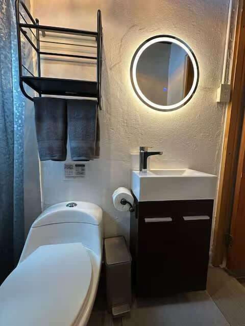 Step into serenity with this beautifully designed bathroom.