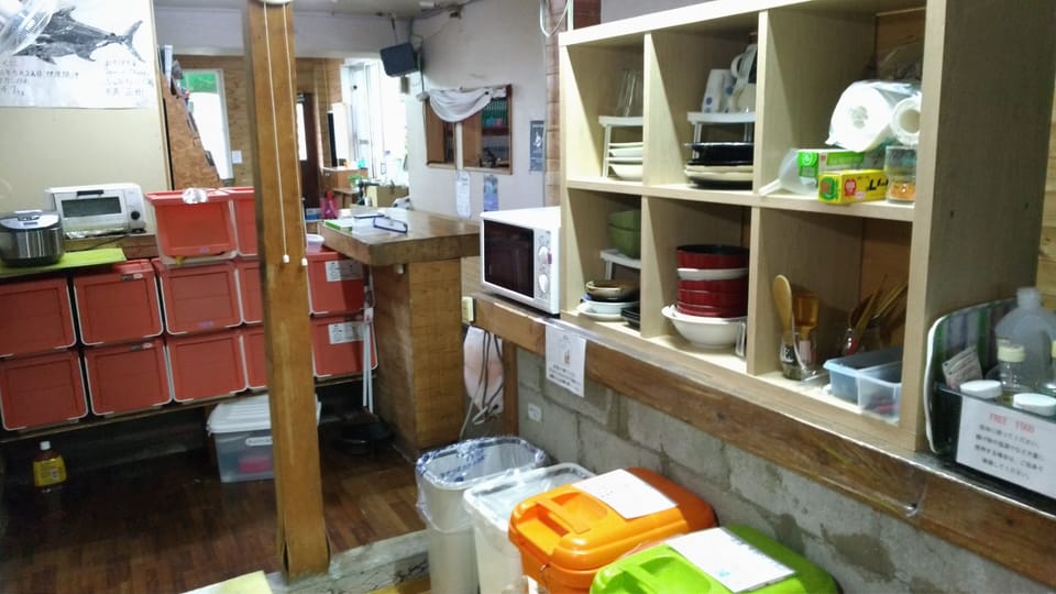 Fridge, microwave, stovetop, toaster