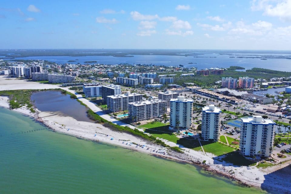 Estero Beach & Tennis is situated on the sugar sand beach of the Gulf of Mexico