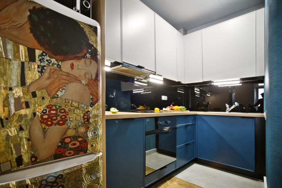 Apartment, 1 Bedroom | Private kitchen | Fridge, microwave, oven, dishwasher
