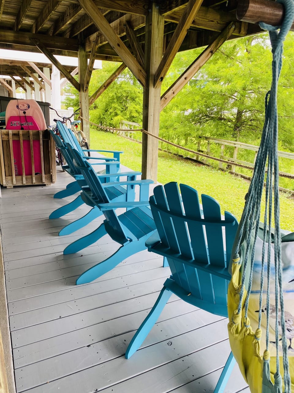 Outdoor Seating Under House