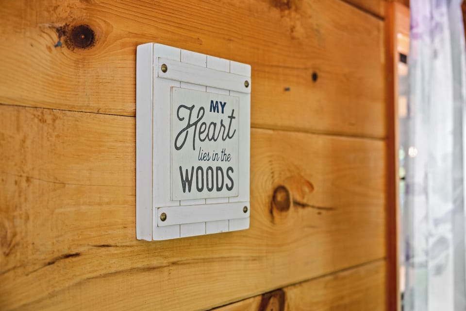 Your heart belongs in the woods—welcome to your cozy Smoky Mountain escape.