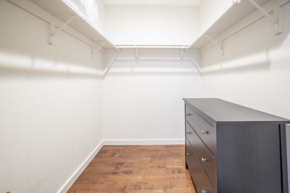 Master bedroom closet