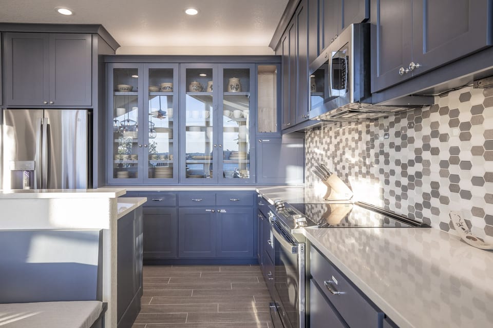 Ample counter space