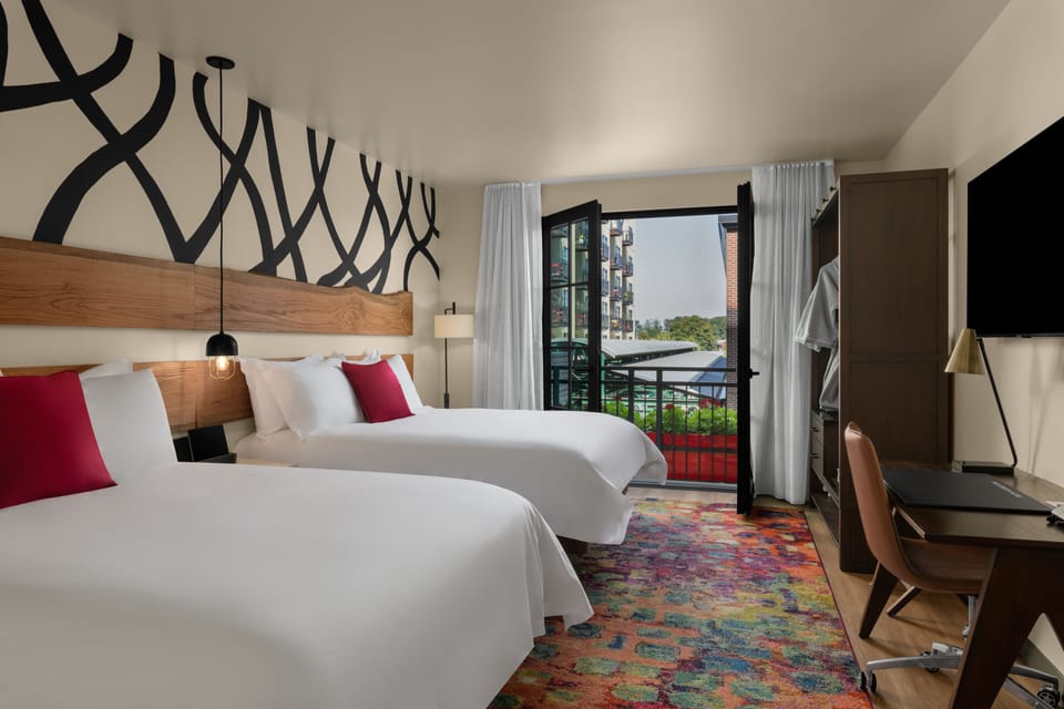 Deluxe Room, 2 Queen Beds (Double  Queen) | Egyptian cotton sheets, premium bedding, pillowtop beds, in-room safe