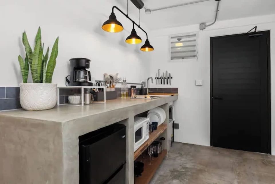 Our kitchen with a complete set for making your meals