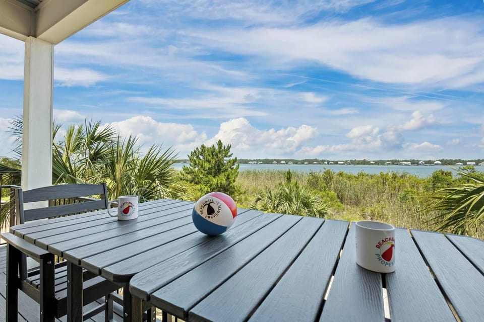 Large private porch
