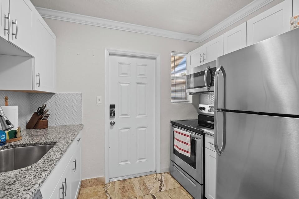 Fully stocked kitchen