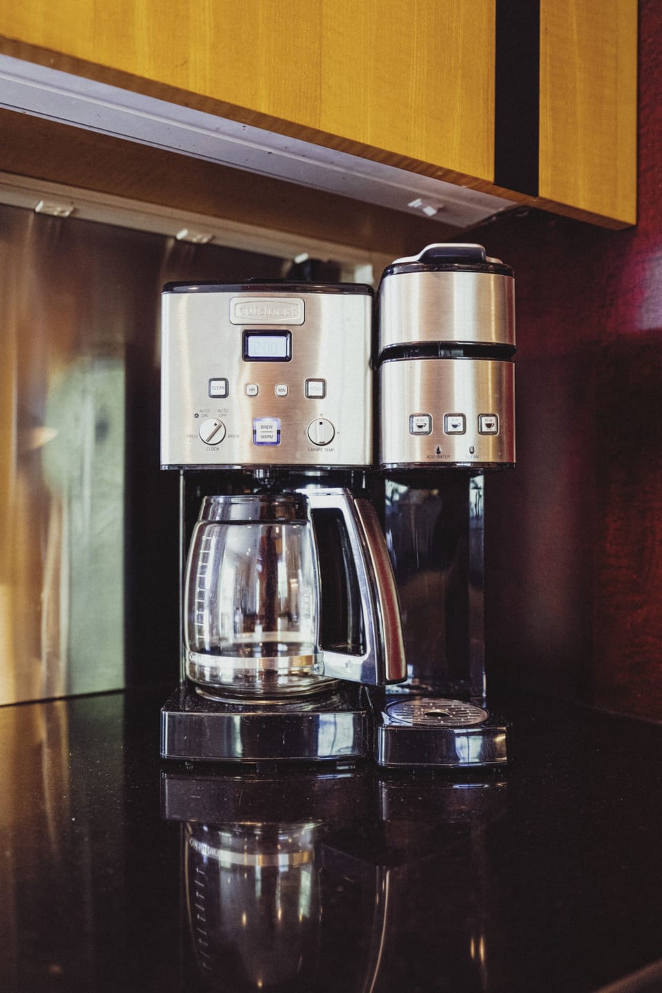coffee bar with keurig and drip coffee
