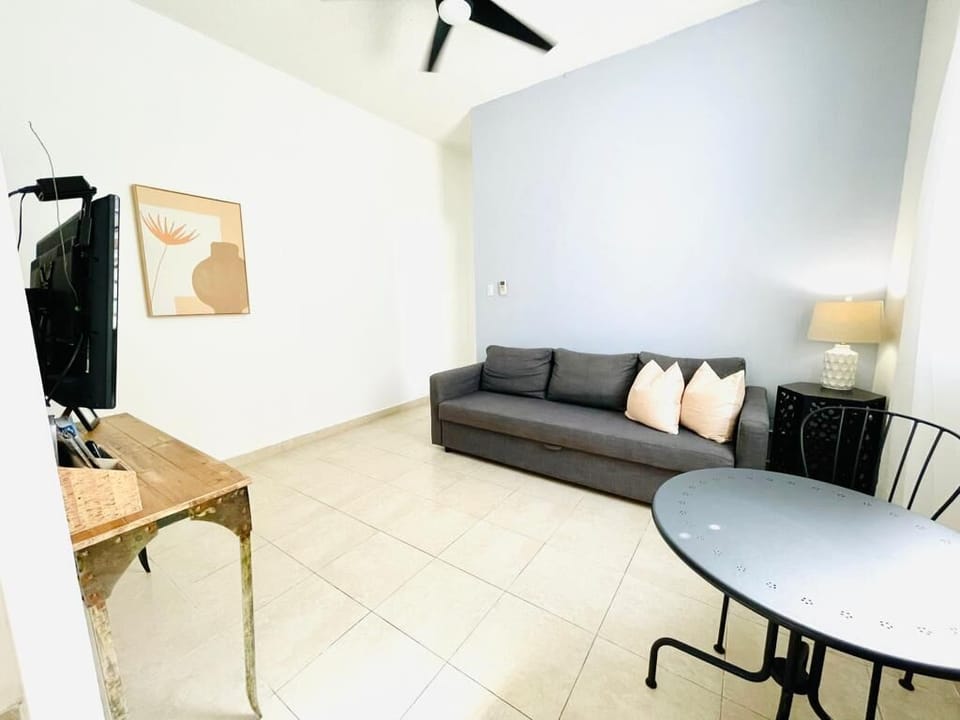 Dining area that sits four comfortably.