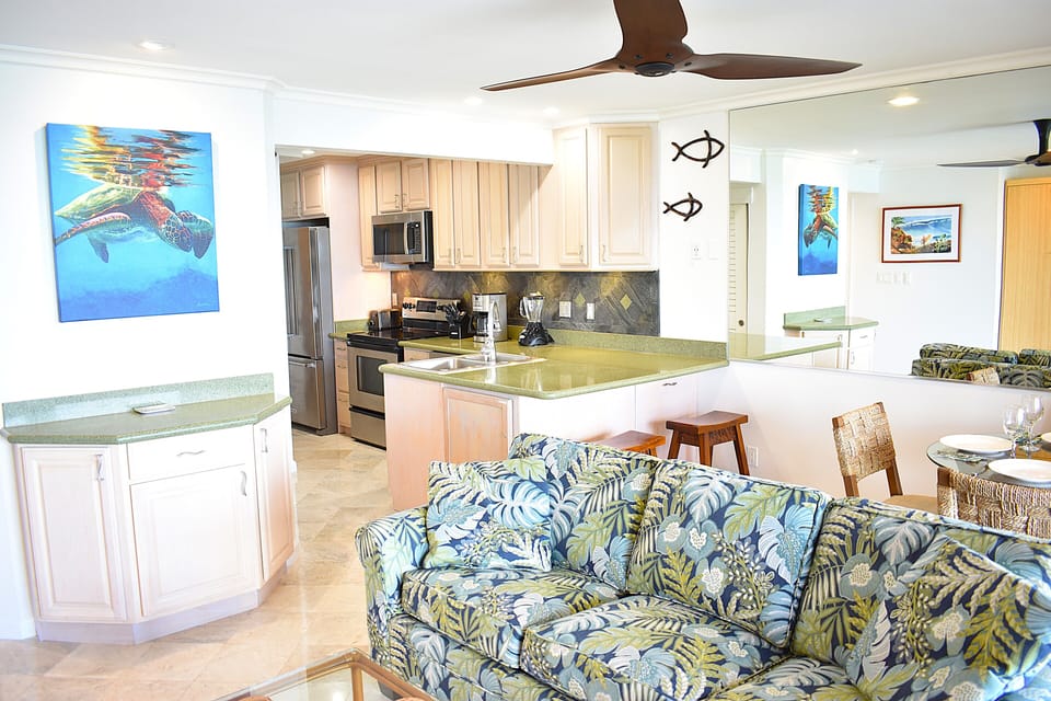 Open concept living area