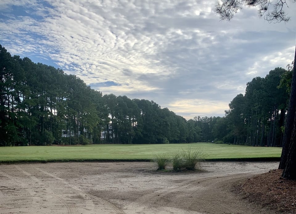 A view of the golf course!