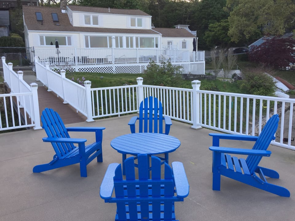 Relax and lounge on the deck!