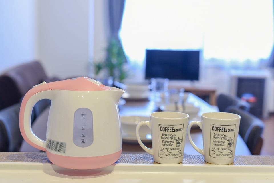 There is an electric kettle!