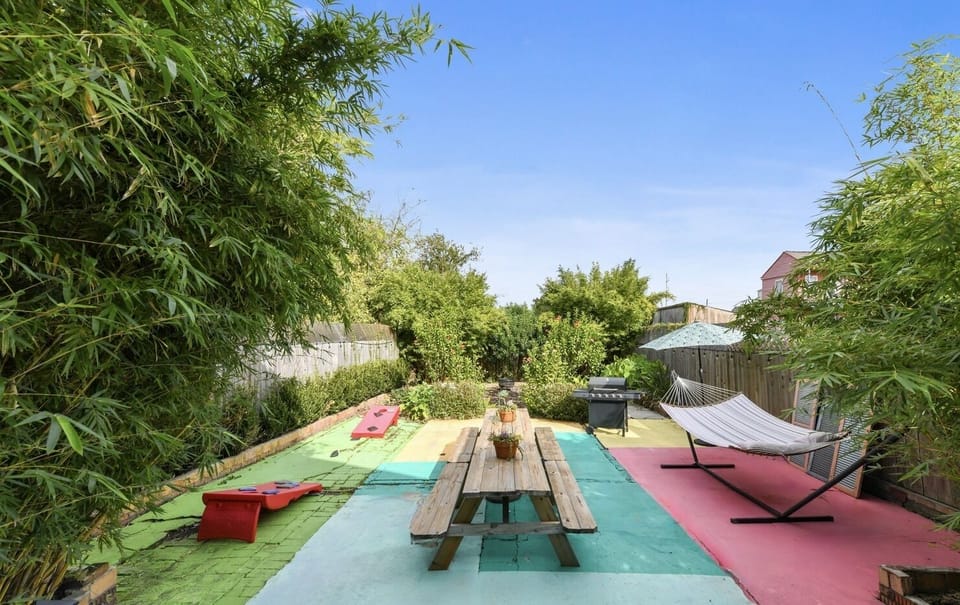 Spacious Backyard.  