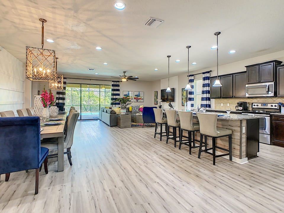 Dining Area - Kitchen - Family Room