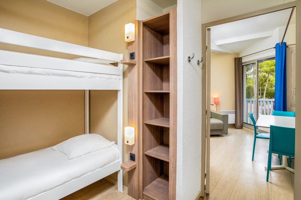 Enjoy a peaceful rest in the bunk beds.