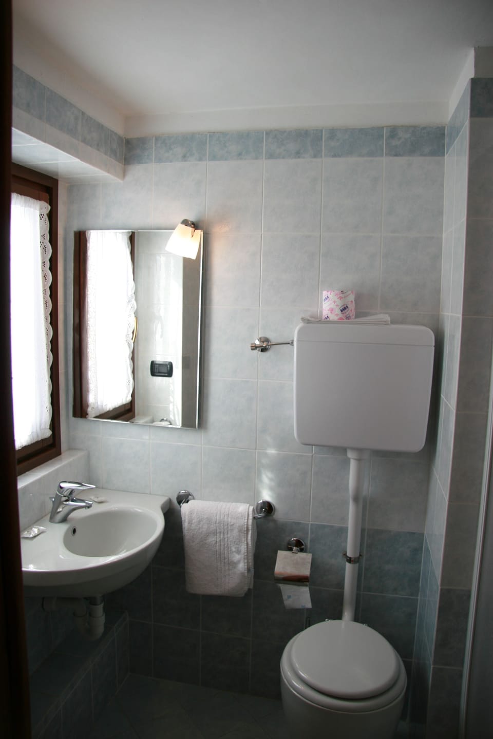 Shower, rainfall showerhead, hair dryer, bidet