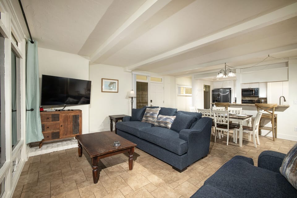 The open floor plan makes for great gatherings.