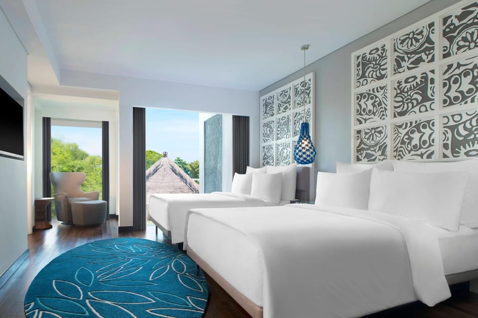 Suite, 2 Bedrooms, Lagoon View (Balcony) | Premium bedding, minibar, in-room safe, desk