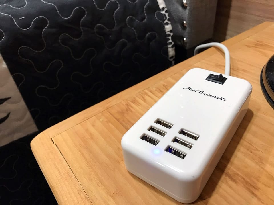 2 USB chargers per bedroom