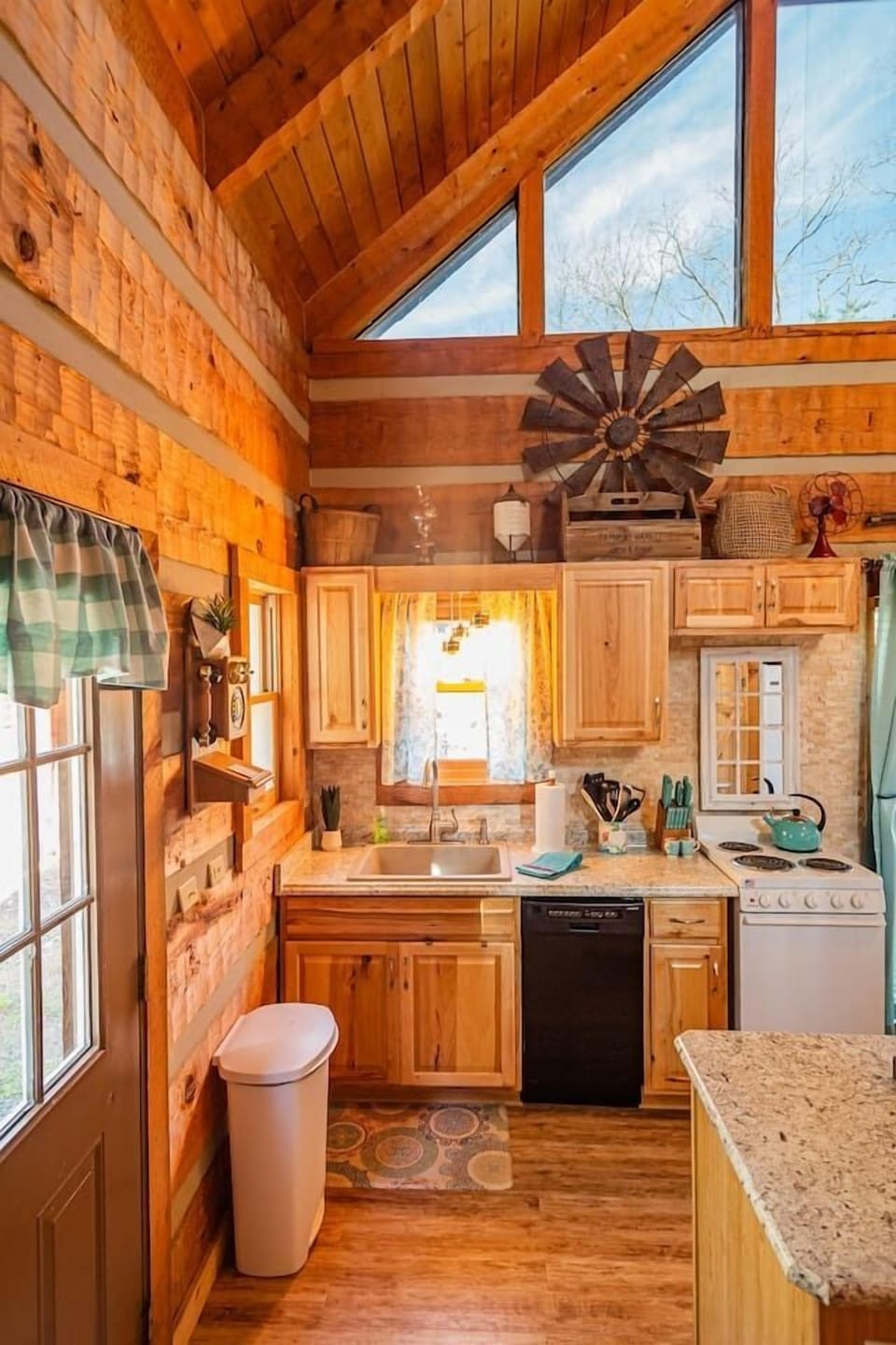 Fully stocked kitchen
