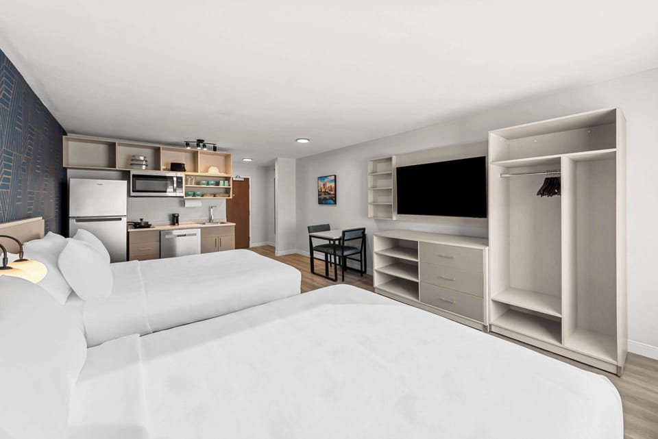 Suite, 2 Queen Beds, Non Smoking | Egyptian cotton sheets, premium bedding, down comforters, pillowtop beds