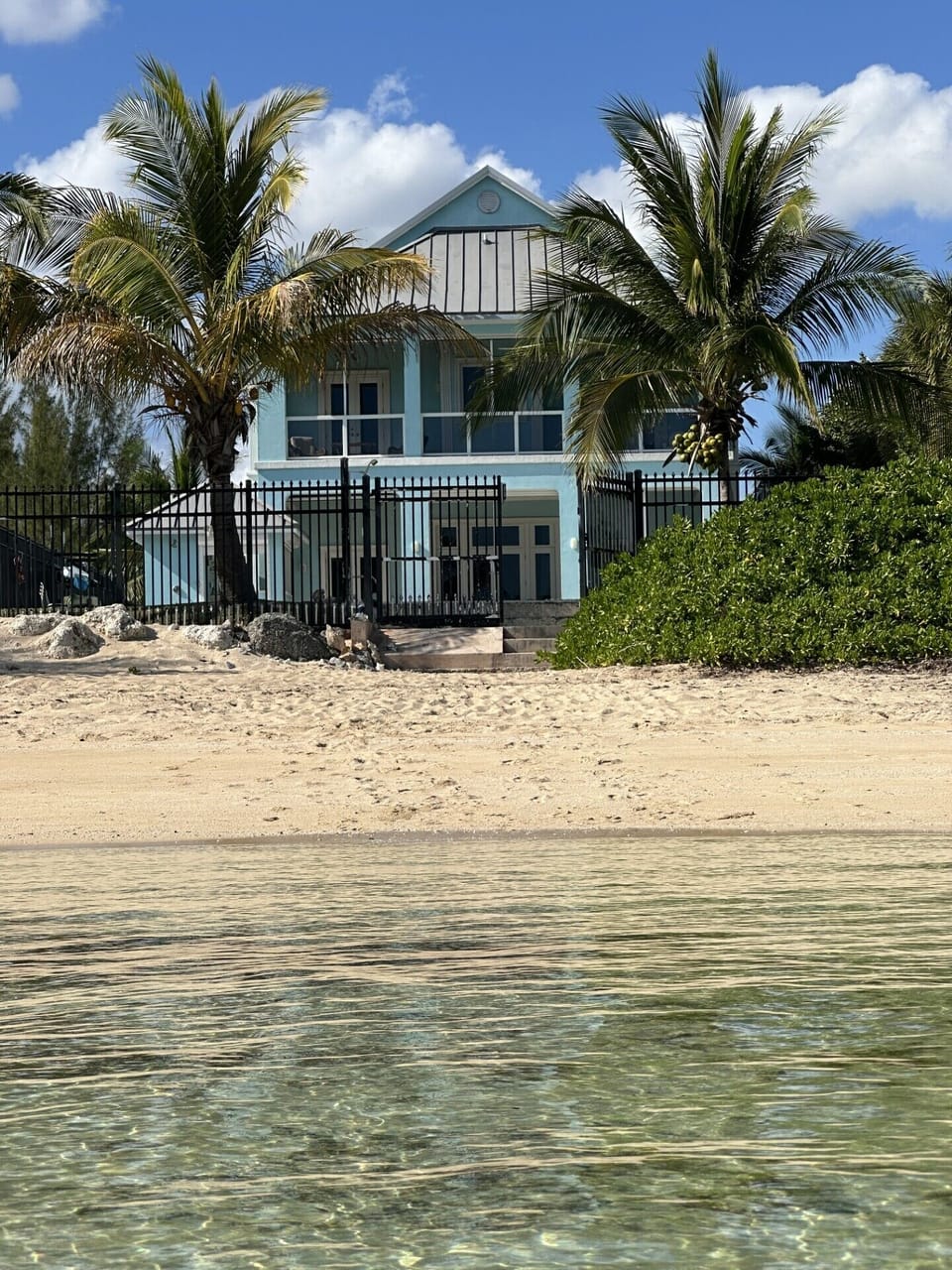 Walk out directly on to the Beach