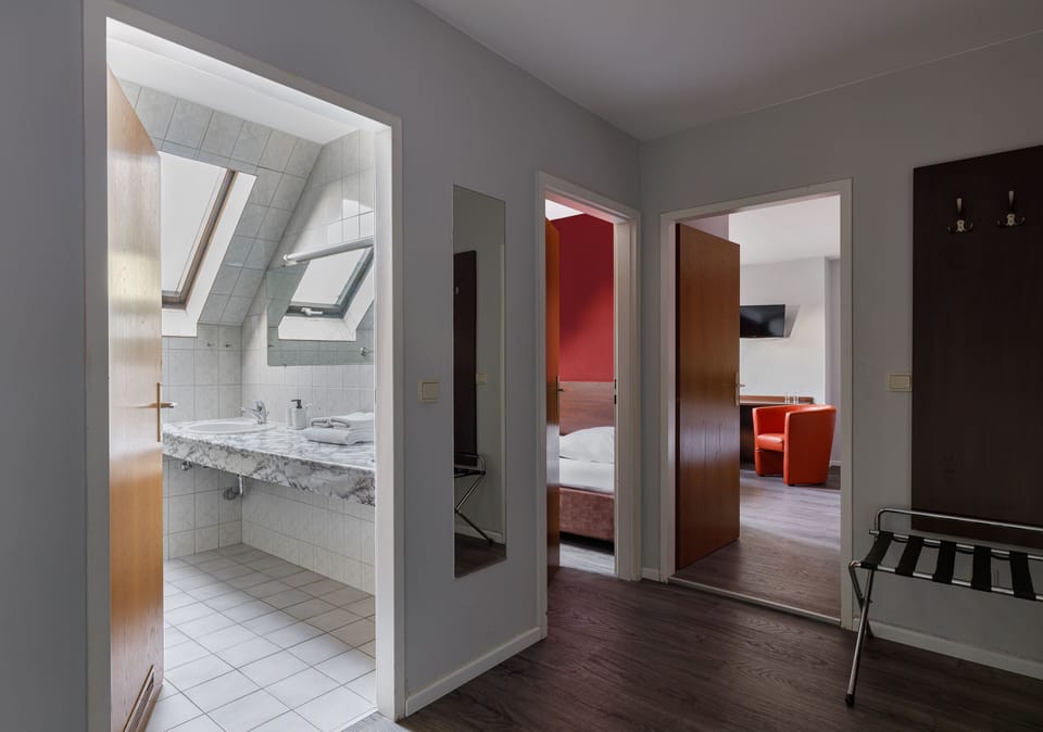 Minibar, desk, iron/ironing board, free WiFi