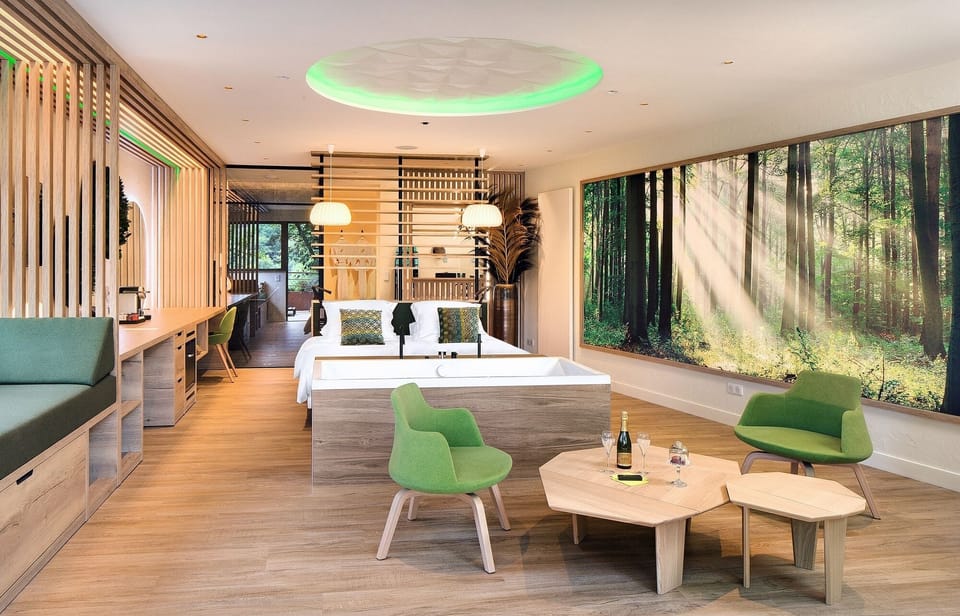 Panoramic Suite (La Costelle) | Premium bedding, minibar, in-room safe, individually decorated