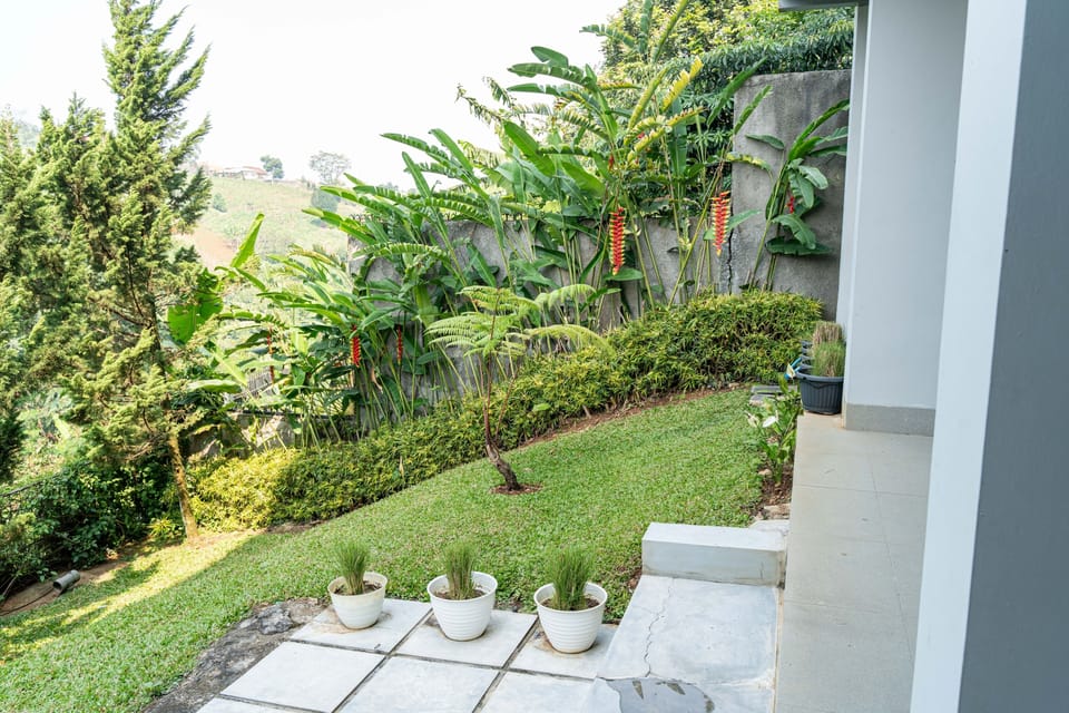 Family Villa | Living room | 32-inch LCD TV with satellite channels, TV, DVD player