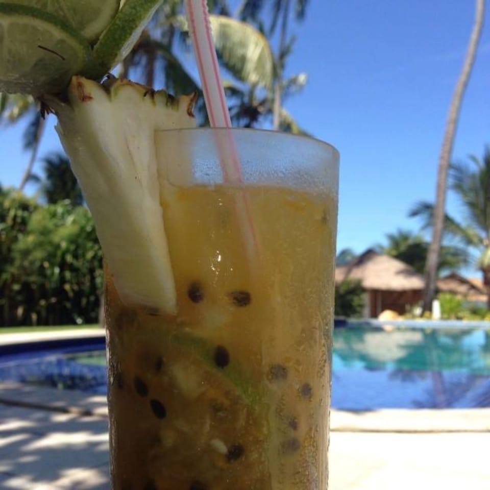 Poolside bar