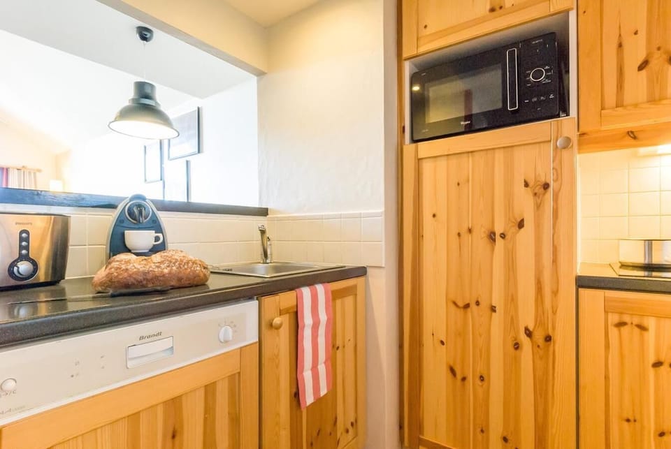 Basic Apartment, Ensuite, Mountain View (Appartement 702 ) | Private kitchen | Fridge, microwave, oven, stovetop