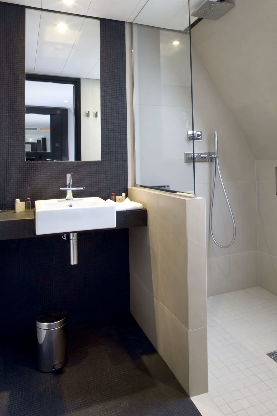 Free toiletries, hair dryer, towels