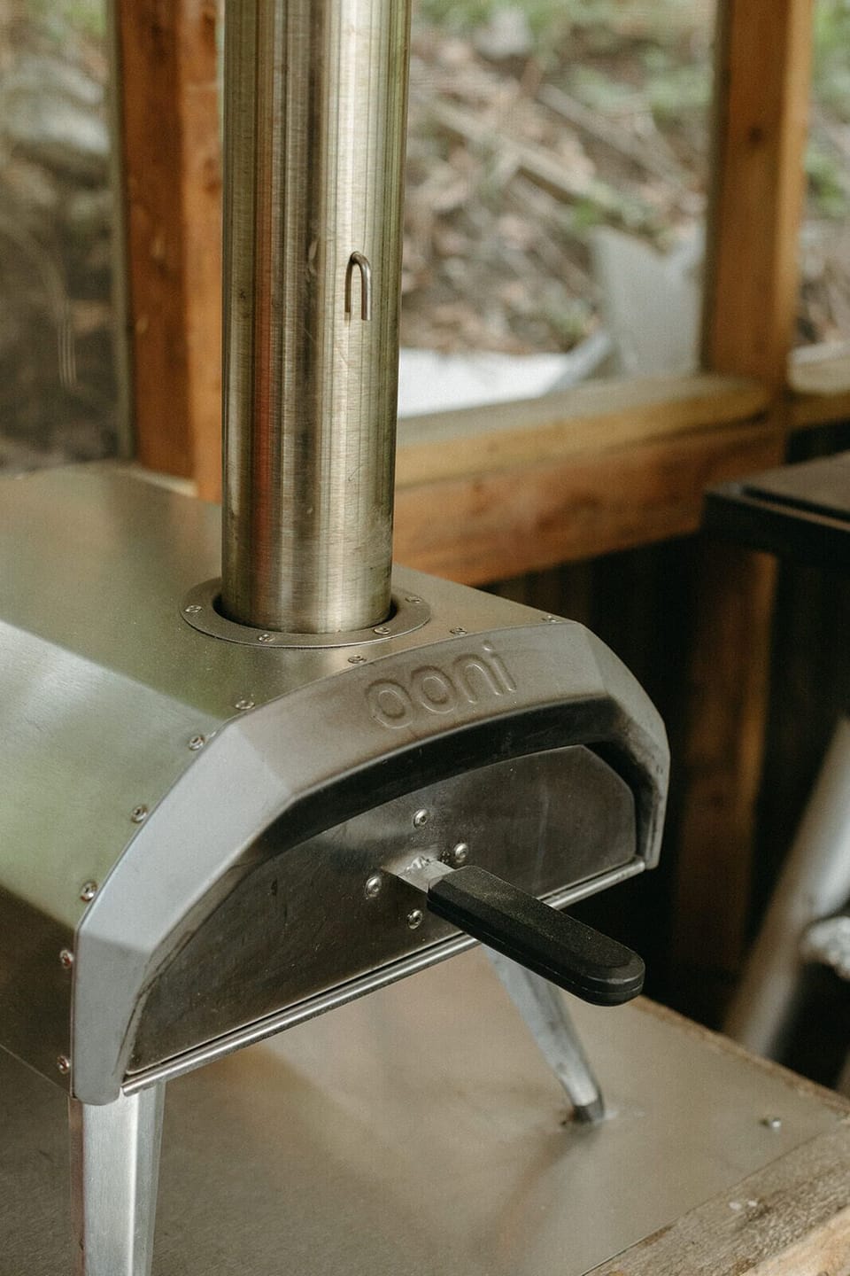 Ooni wood-fired compact pizza oven makes delightful snacks or full meals for a hungry group