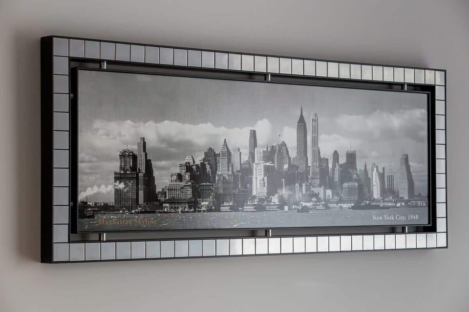 Stylish accessories in the apartment. 