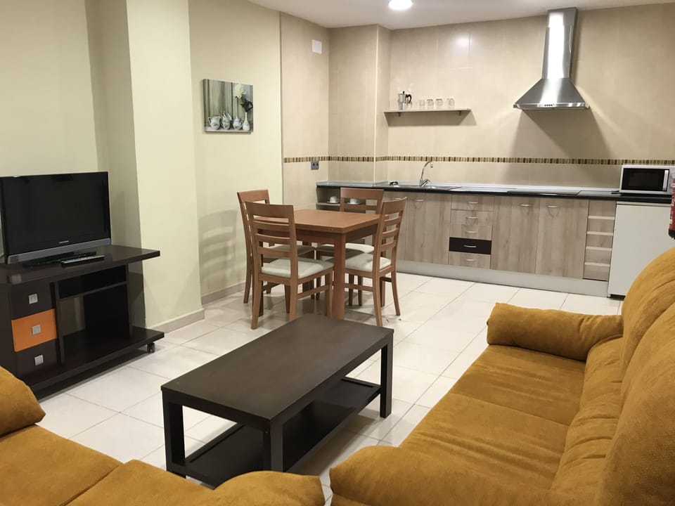 Apartment, 2 Bedrooms | Living room | TV