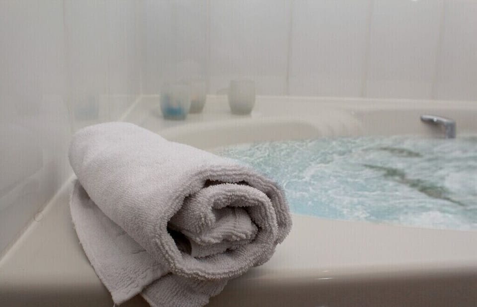 Free toiletries, hair dryer, bidet, soap