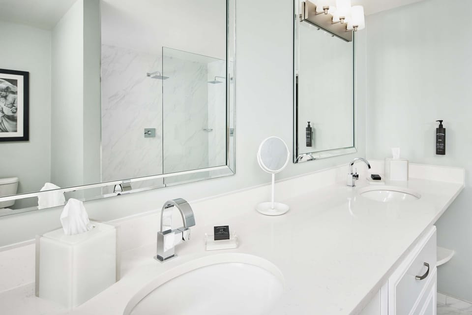 Presidential Suite, 1 King Bed | Bathroom | Combined shower/tub, free toiletries, hair dryer, towels