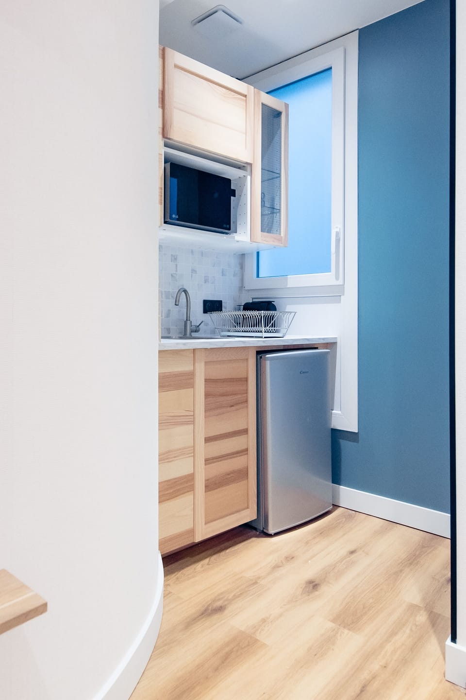 Apartment | Private kitchen | Shared fridge, espresso maker, highchair