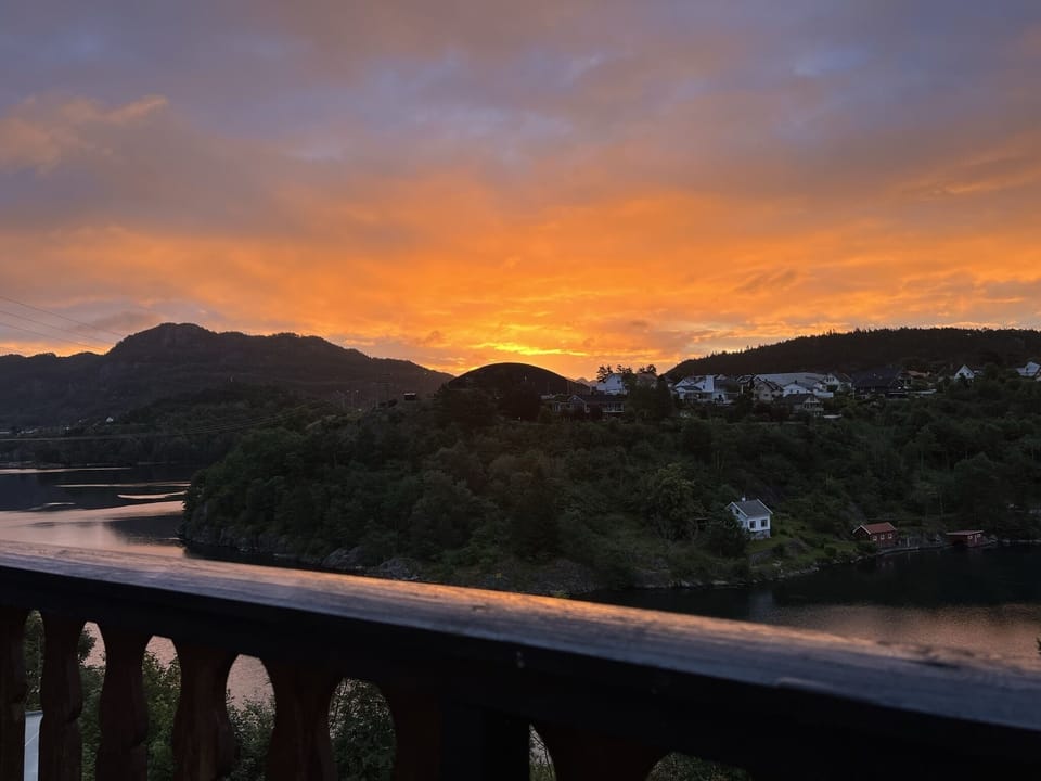 Utsikt fra terrasse