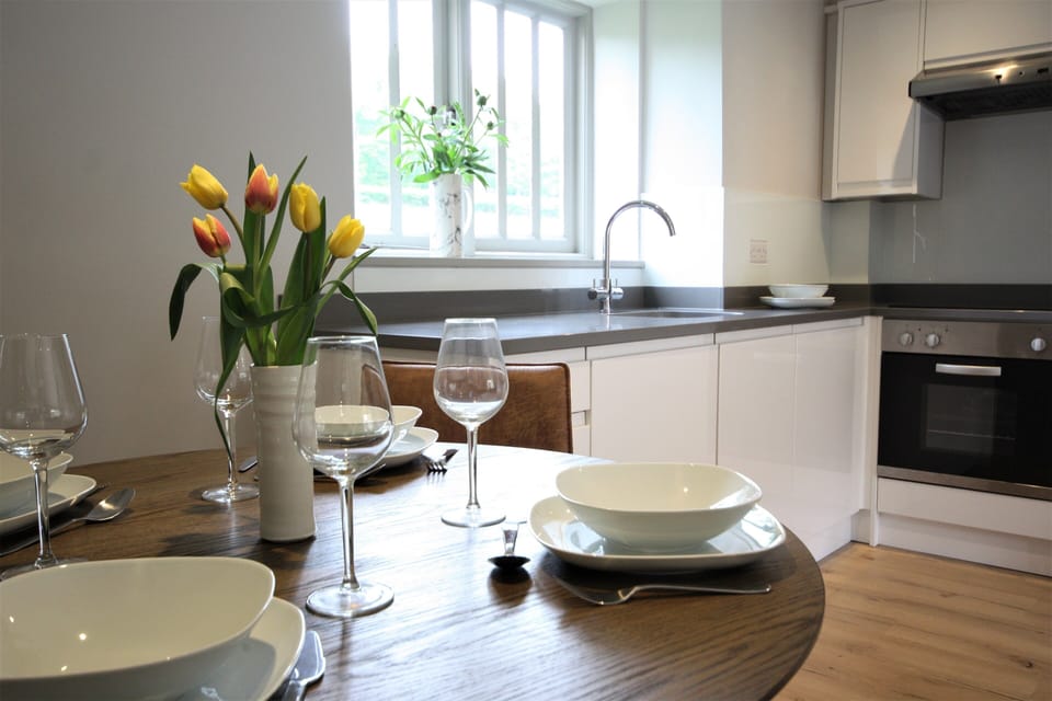 dining area next to the kitchen