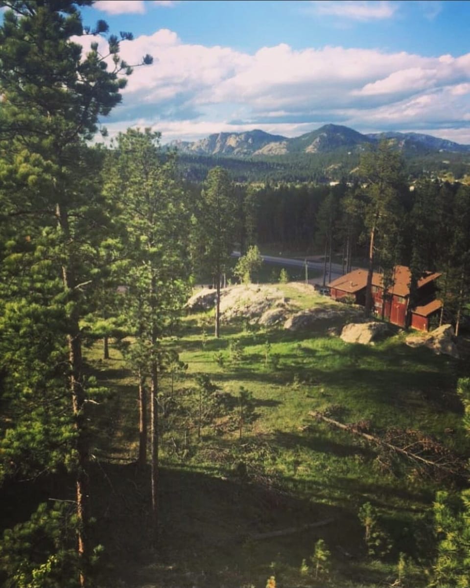 Stunning view from the top of a rock on the back of the beautiful property