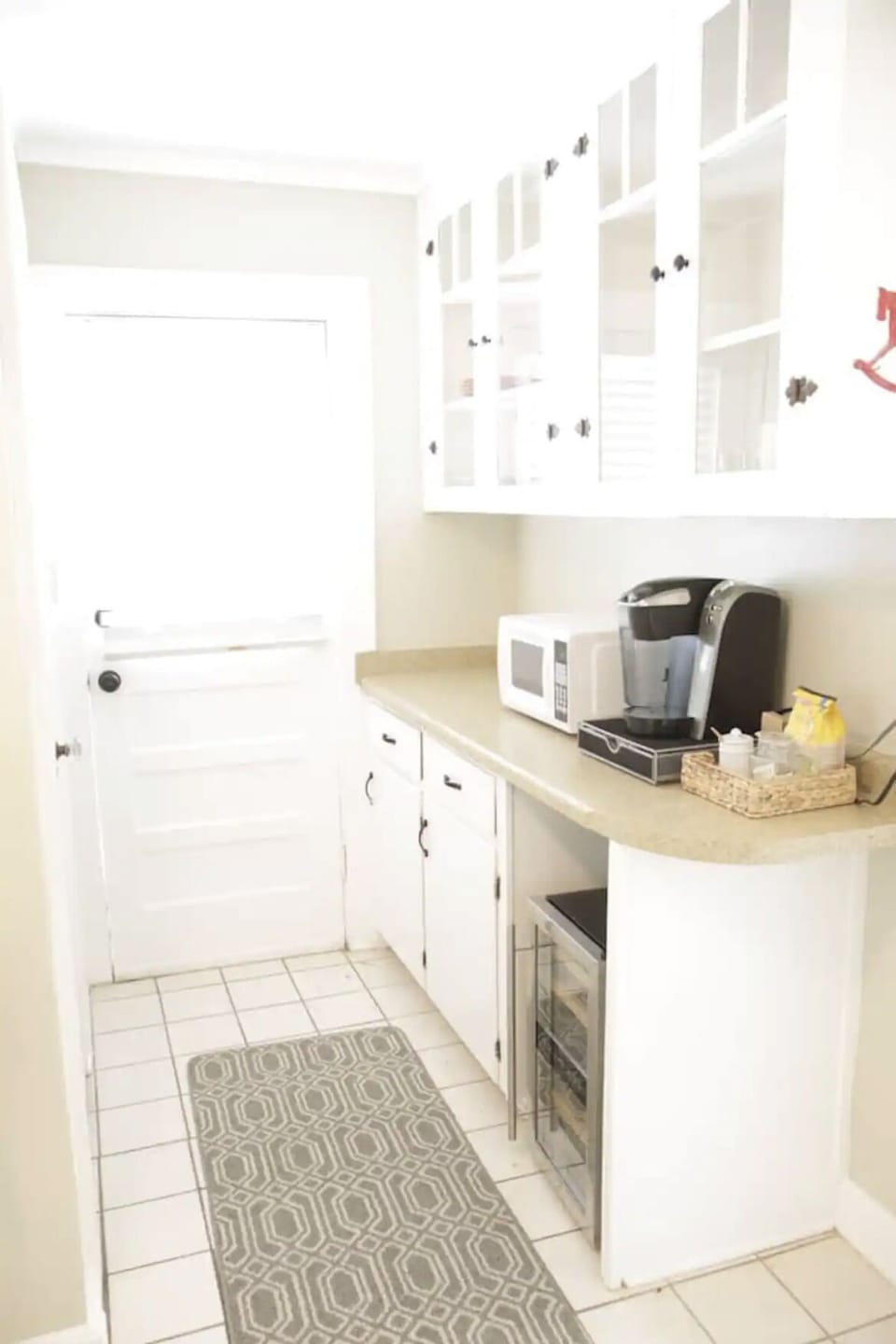 Keurig stocked with complimentary coffee