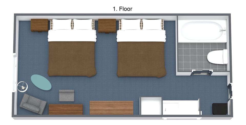 Suite, 1 King Bed, Non Smoking | In-room safe, blackout drapes, iron/ironing board