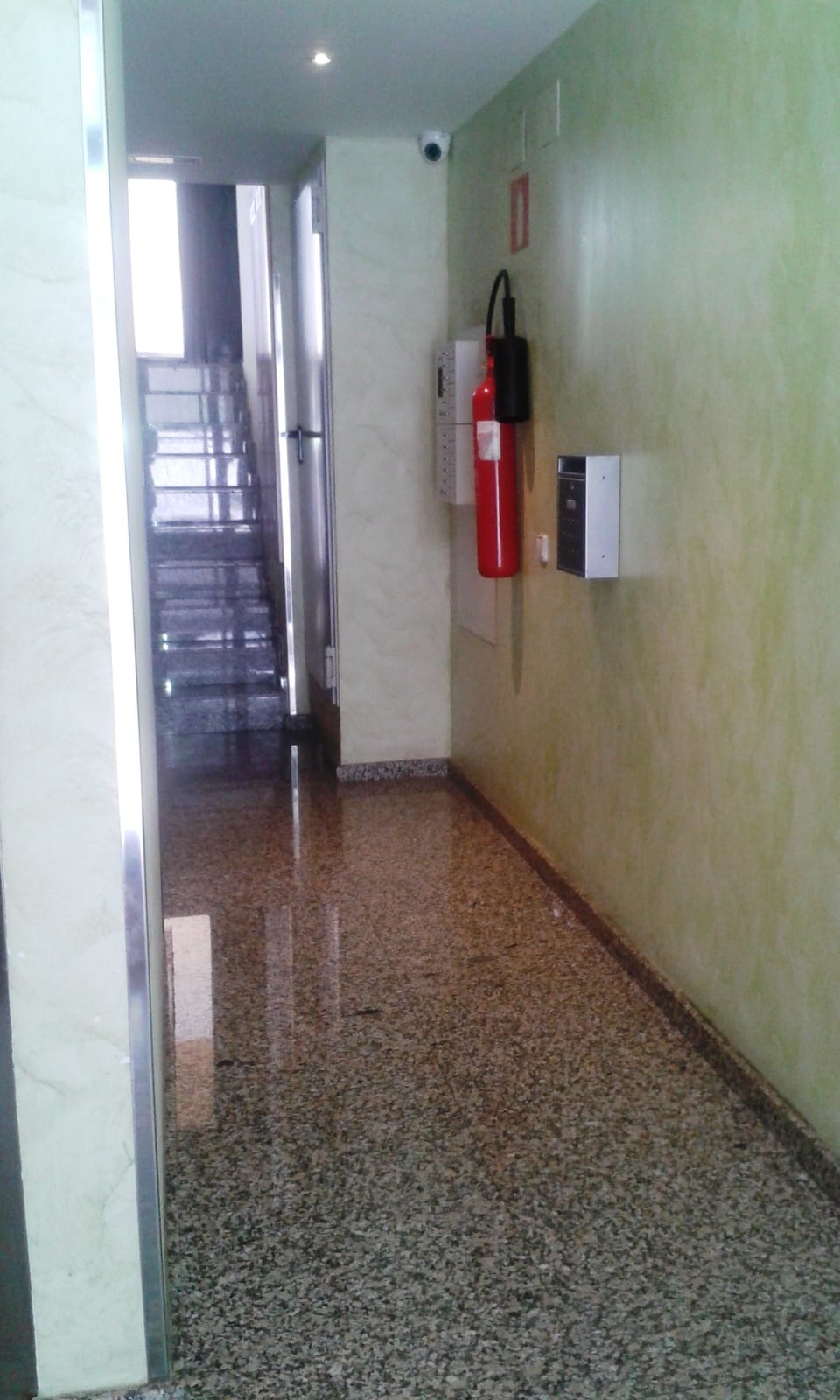 Interior entrance